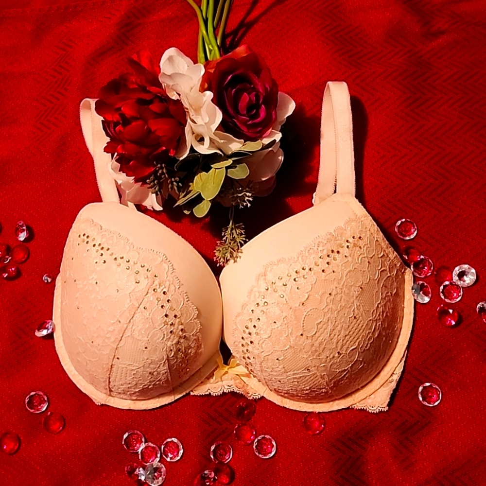 VS rhinestone bra